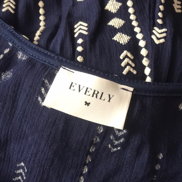 🔥2 hr SALE - Navy Shorts Romper, by Everly - Picture 4 of 6